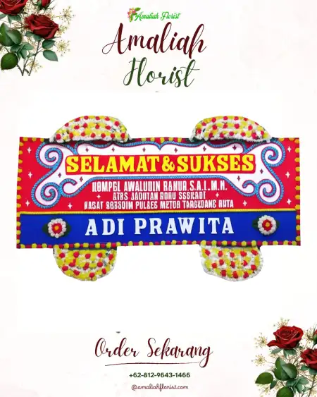 Papan Bunga Ucapan Selamat Graha Family